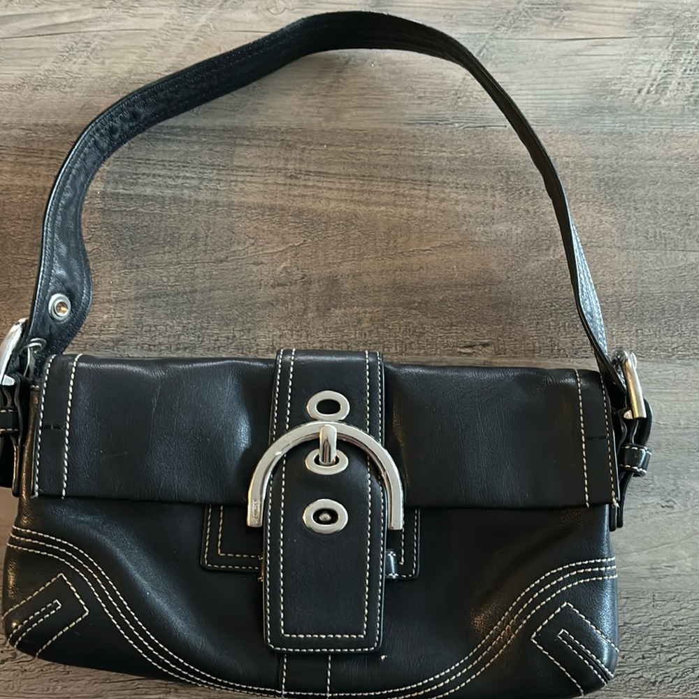 Coach Leather Shoulder Bag